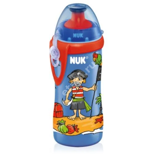 НУК (NUK) поильник-бутылочка 300мл с колпачком Juniore 3+ 10750403 (Мапа, ГЕРМАНИЯ)