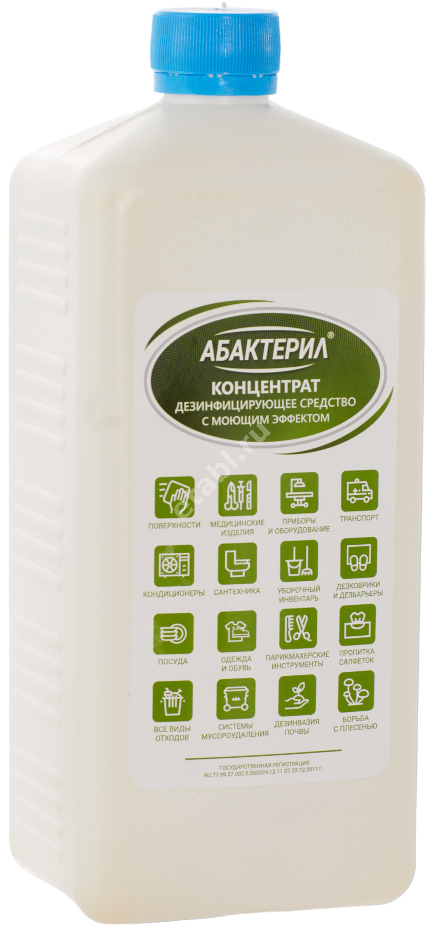 АБАКТЕРИЛ с моющим эффектом дез.ср-во концентрат (фл.) 1л (Рудез, РФ)
