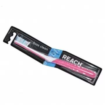 РИЧ (REACH) зубная щетка Floss Clean жесткая (ДЖНС&ДЖНС, ВЕЛИКОБРИТАНИЯ)