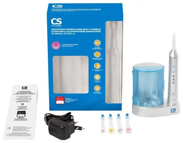 ЗУБНАЯ ЩЕТКА СиЭс Медика SonicPulsar электр/ая арт.CS-233-UV (НИНБО, КИТАЙ)