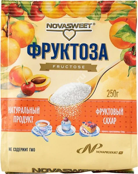 ФРУКТОЗА фасов. 250г (Новапродукт, РФ)