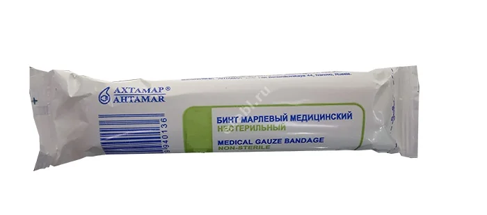 БИНТ МАРЛЕВЫЙ нестер. 10х700см (инд.уп.) (Ахтамар, РФ)