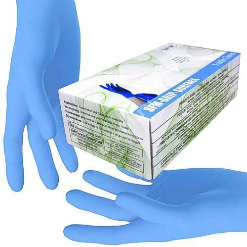 ПЕРЧАТКИ МЕДИЦИНСКИЕ нестер. нитрил. р.XL (45пар) N90 (СФМ Госпиталь Продактс, ГЕРМАНИЯ)