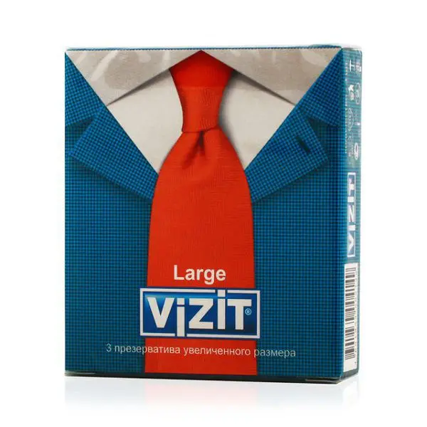 ВИЗИТ (VIZIT) Large презервативы (увелич размер) N3 (БОЛЕАР, ГЕРМАНИЯ)