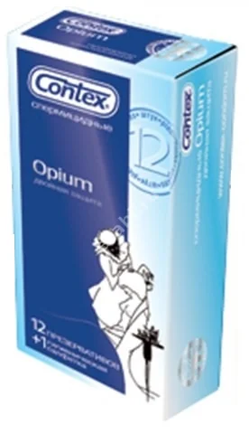 КОНТЕКС (CONTEX) Opium презервативы N12 В спермицидной смазке (РЕКИТТ БЕНКИЗЕР, ТАИЛАНД)