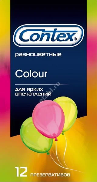 КОНТЕКС (CONTEX) Colour презервативы N12 Разноцветные (РЕКИТТ БЕНКИЗЕР, ФРАНЦИЯ/ТАИЛАНД)
