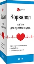 КОРВАЛОЛ капли внутр. (фл.) 25мл N1 (Самарамедпром, РФ)