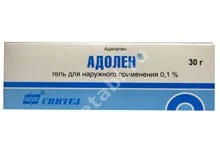 АДОЛЕН гель (туба) 0.1% - 30г N1 (БИННОФАРМ, РФ)