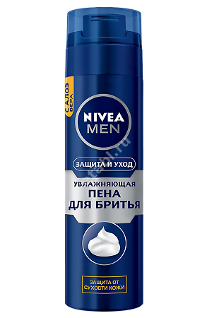 НИВЕЯ For men пена д/бритья увлажняющая Защита и уход 200мл (БАЙЕРСДОРФ, ГЕРМАНИЯ)
