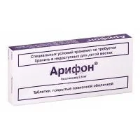 АРИФОН РЕТАРД табл. с контролир. высвоб. п.п.о. 1.5мг N90 (СЕРВЬЕ, ФРАНЦИЯ)