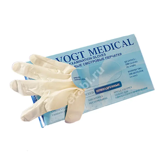 ПЕРЧАТКИ МЕДИЦИНСКИЕ нестер. латекс р.S (кор.) (1пара) N2 (Вогт Медикал ГмбХ, ГЕРМАНИЯ)