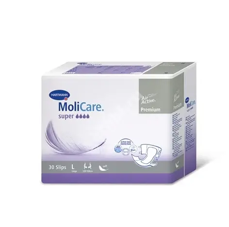 МОЛИКАР Premium Soft подгузники д/взрослых Super 4кап. р.L 120-150см N30 (Пауль Хартманн, ГЕРМАНИЯ)