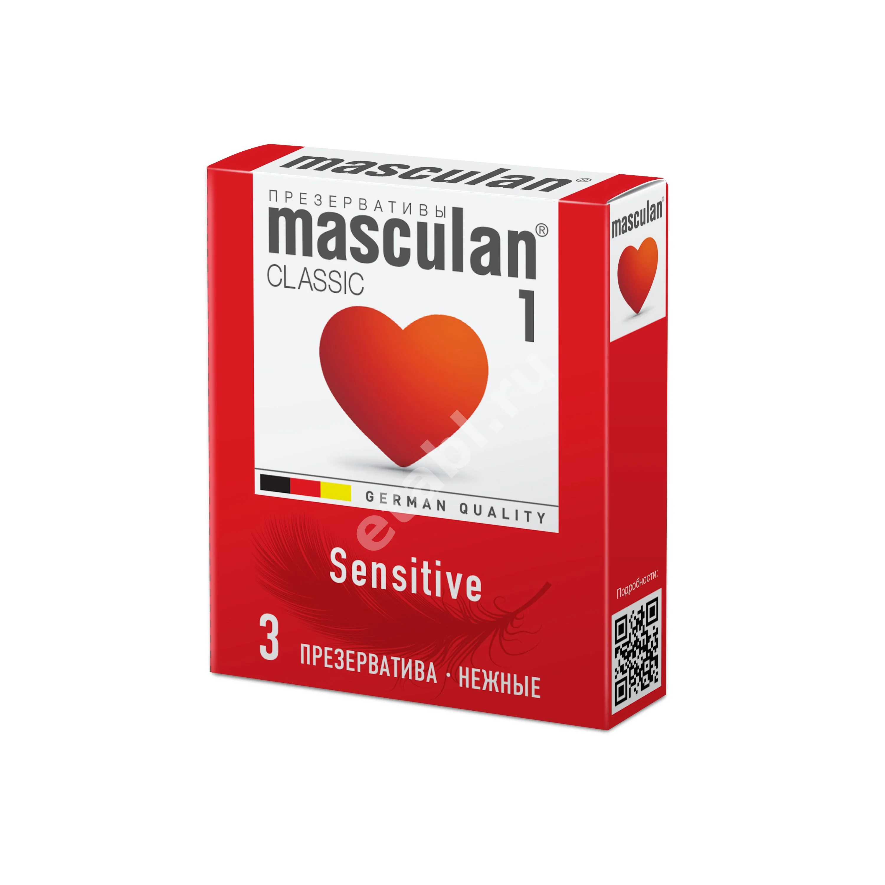 МАСКУЛАН Classic 1 презервативы Sensitive N3 (М.П.И. Фармацойтика, ГЕРМАНИЯ)