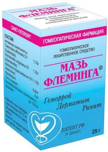 ФЛЕМИНГА мазь гомеопат. 25г N1 (Гомеопатическая фармация, РФ)