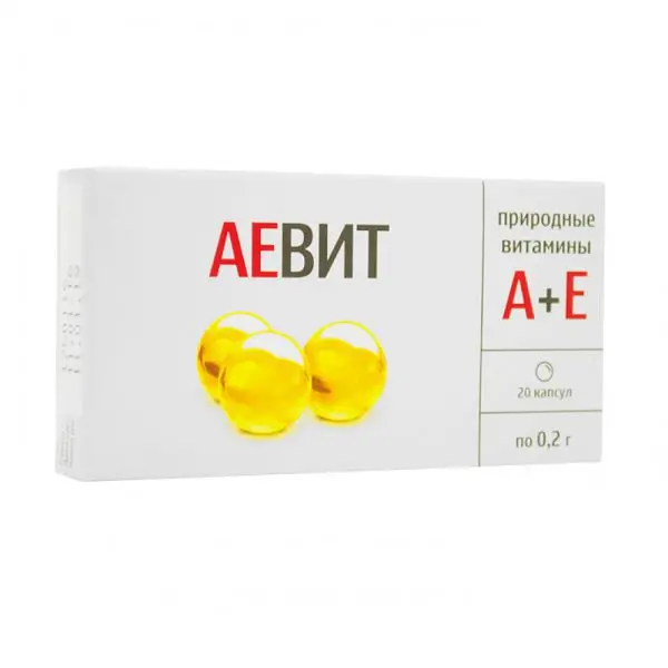 АЕВИТ капс. 0.2г N20 БАД (МИРРОЛЛА, РФ)