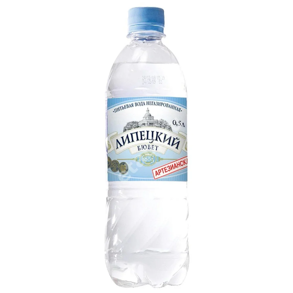 ВОДА ПИТЬЕВАЯ негаз. (бут. п/э) 0.5л (Прогресс, РФ)