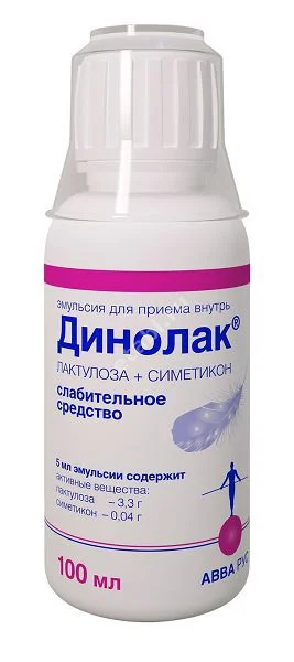 ДИНОЛАК эмульс.  внутр. 100мл N1 (ОТИСИФАРМ, ДАНИЯ)