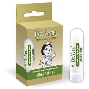 ДОКТОР ВЕРА (Dr. Vera) Дыхание карандаш-ингалятор 1.5г (СиНаМ ТД, РФ)
