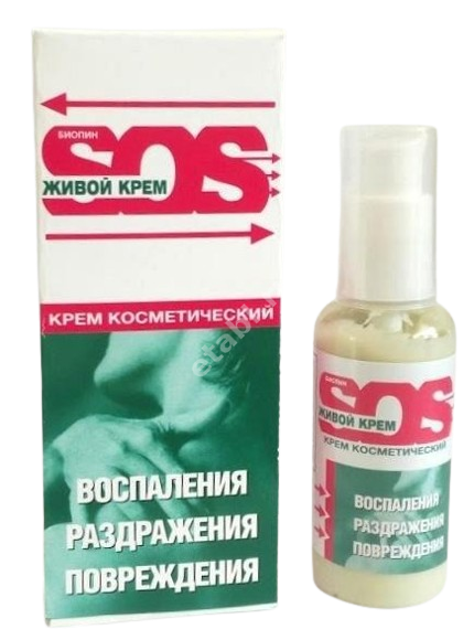 СОС (S.O.S.) крем Живой 40г (Биопин Фарма, РФ)