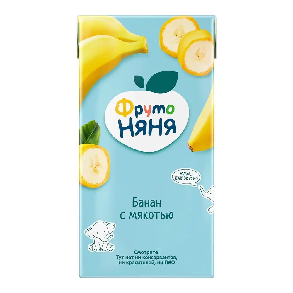 ФРУТОНЯНЯ нектар с/мякот 3+ 500мл Банан (Прогресс, РФ)
