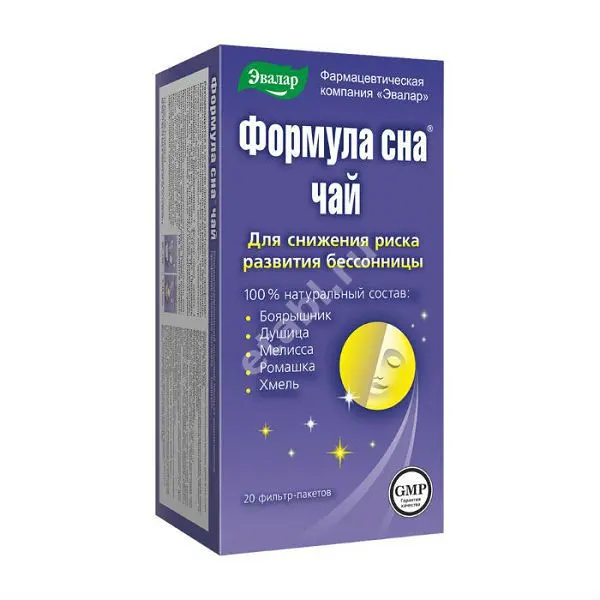 ФОРМУЛА СНА ЧАЙ (фильтр-пак.) 1.5г N20 (ЮПЕКО, РФ)