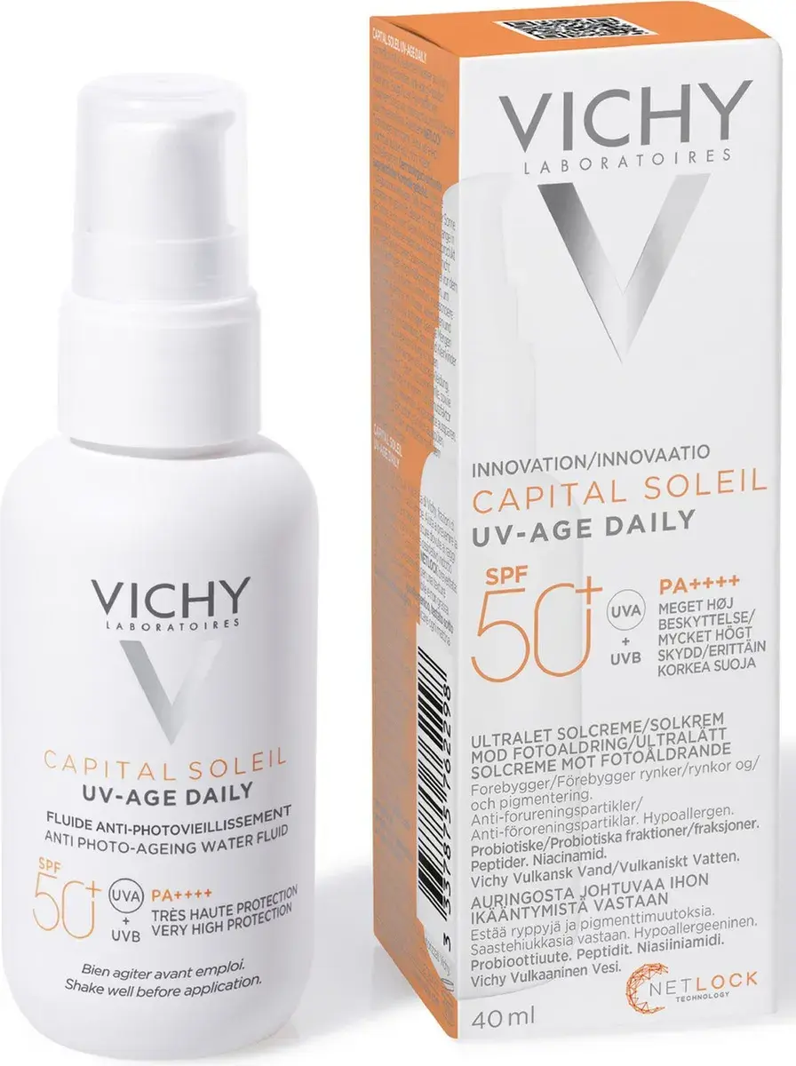 ВИШИ (VICHY) Капиталь Солей флюид для лица солнцезащит SPF50+ невесомый 50мл (Виши Лаб, ФРАНЦИЯ)