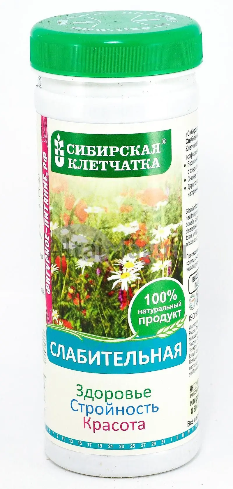КЛЕТЧАТКА 170г Слабительная (Сибирская Клетчатка, РФ)