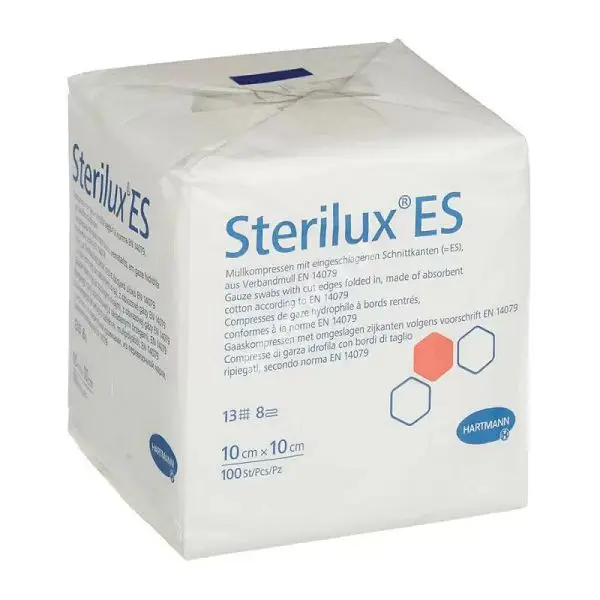 САЛФЕТКИ МЕДИЦИНСКИЕ Sterilux ES нестер. 10х10см N100 (Пауль Хартманн, ГЕРМАНИЯ)
