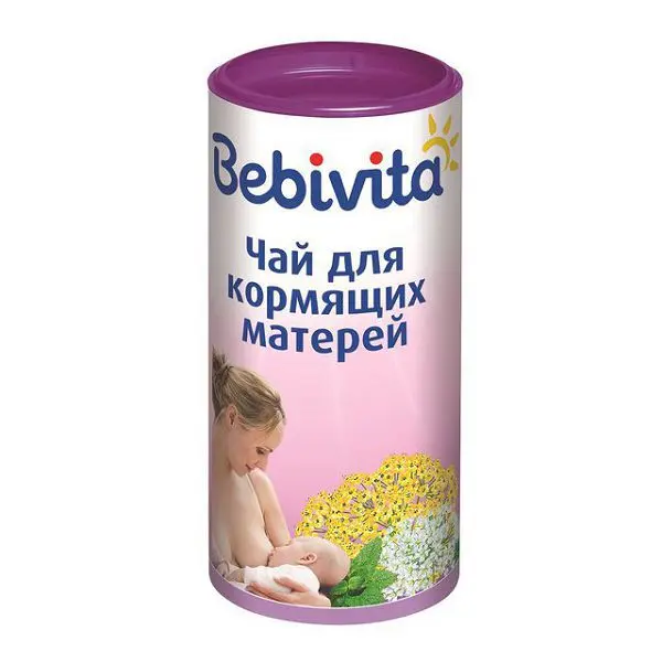 БЕБИВИТА чай травяной д/кормящих матерей 200г N1 (ХИПП, УКРАИНА)