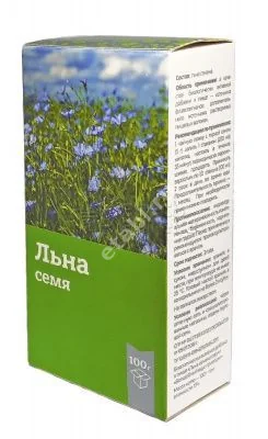 ЛЬНА СЕМЯ сырье 100г N1 (СТ-Медифарм, РФ)