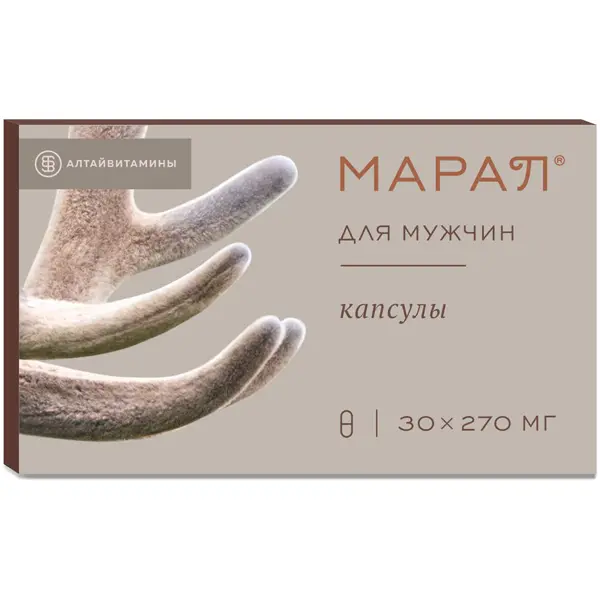 МАРАЛ капс. д/мужчин N30 (Алтайвитамины, РФ)