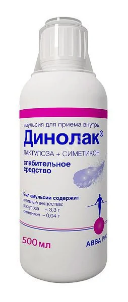 ДИНОЛАК эмульс.  внутр. 500мл N1 (АВВА, РФ/ДАНИЯ)