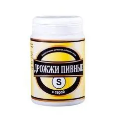 ДРОЖЖИ ПИВНЫЕ Сера табл. N100 (Биотерра, БЕЛАРУСЬ)