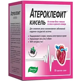 АТЕРОКЛЕФИТ кисель (саше) 25г N10 (ЭВАЛАР, РФ)