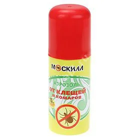 МОСКИЛЛ аэроз. от клещей/комаров 100мл (Аэрозоль Новомосковск, РФ)