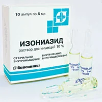 ИЗОНИАЗИД р-р д/ин. (амп.) 10% - 5мл N10 (Биосинтез, РФ)
