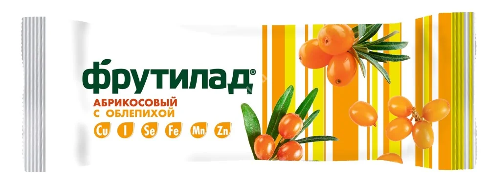 ФРУТИЛАД батончик б/сахара 30г Облепиха (Белое дерево, РФ)