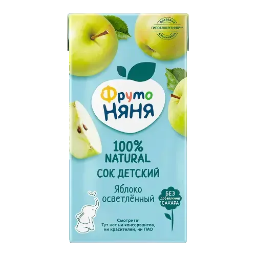ФРУТОНЯНЯ сок осветл. 3+ 500мл Яблоко (Прогресс, РФ)