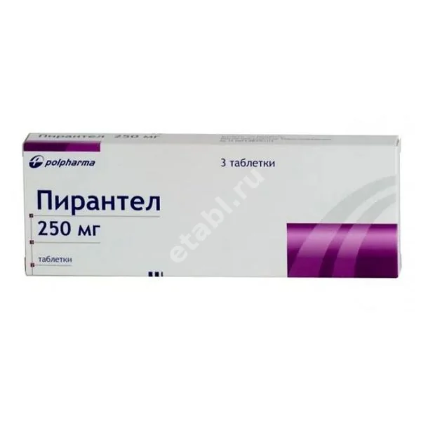 ПИРАНТЕЛ табл. 250мг N3 (АКРИХИН, ИНДИЯ/ПОЛЬША)