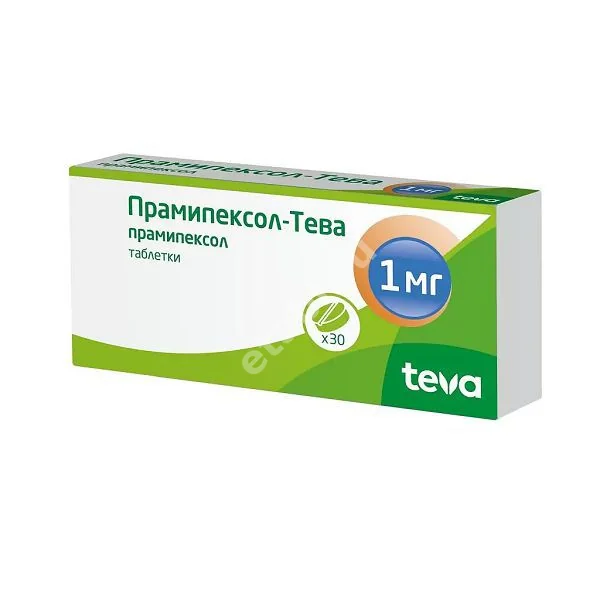 ПРАМИПЕКСОЛ табл. 1мг N30 (ТЕВА, КАНАДА)