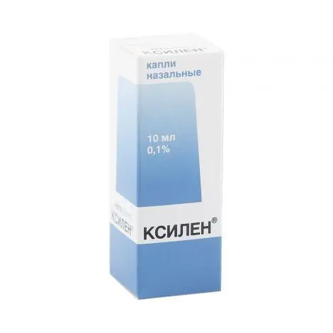 КСИЛЕН капли наз. (фл.-кап.) 0.1% - 10мл N1 (ВЕРОФАРМ, РФ)