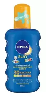 НИВЕЯ Sun спрей солнцезащит SPF30 детский 200мл цветной (БАЙЕРСДОРФ, ГЕРМАНИЯ/ИСПАНИЯ)