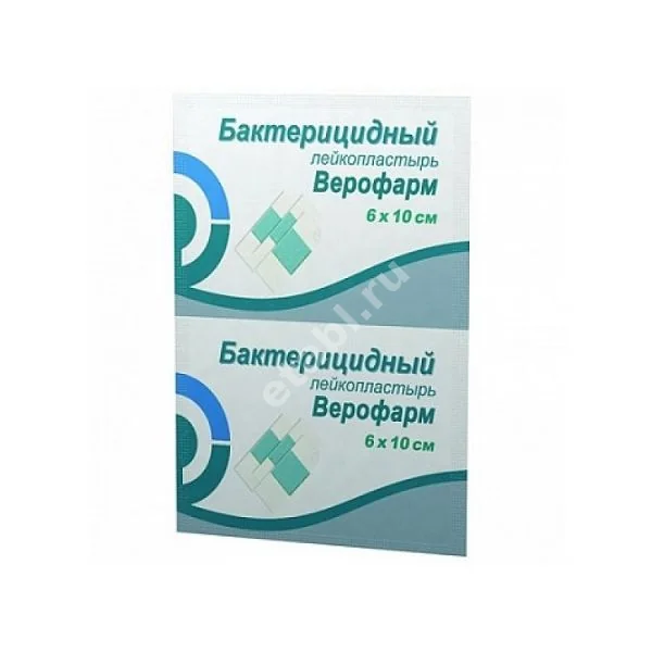 ПЛАСТЫРЬ бактерицид. Унипласт натуральный ткан. 6х10см N1 (ВЕРОФАРМ, РФ)
