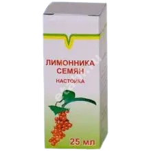 ЛИМОННИКА настойка (фл.) 25мл N1 (Санкт-Петербургская Ф.Ф., РФ)
