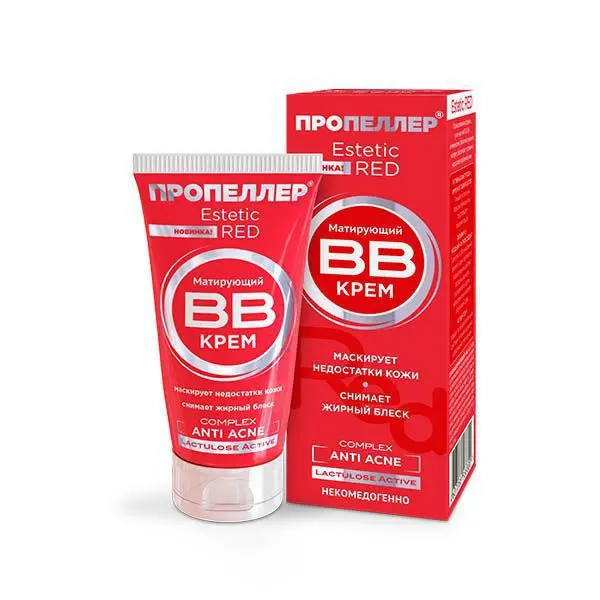 ПРОПЕЛЛЕР Эстетик Рэд ВВ-крем матирующ Complex Anti Acne 40мл (ЭЛЬД, РФ)