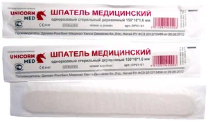 ШПАТЕЛЬ МЕДИЦИНСКИЙ деревянный N1 (Джиангсу Суюн Медикал, КИТАЙ)