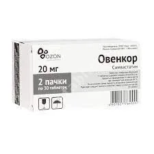 ОВЕНКОР табл. п.о. 20мг N30+30 (ОЗОН, РФ)