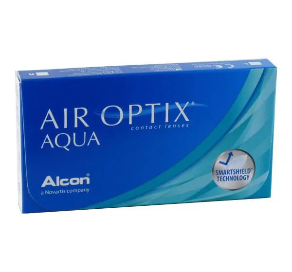 ЛИНЗЫ КОНТАКТНЫЕ AIR Optix Aqua 6шт традиц 1мес дневн б/цв -3.75 8.6 (АЛКОН, США)