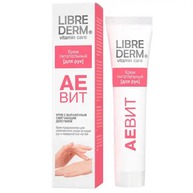 ЛИБРИДЕРМ Аевит крем для рук/ногтей питат 30мл (БИОФАРМРУС, РФ)
