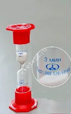 ЧАСЫ ПРОЦЕДУРНЫЕ песочные на 3 мин (Минимед, РФ)